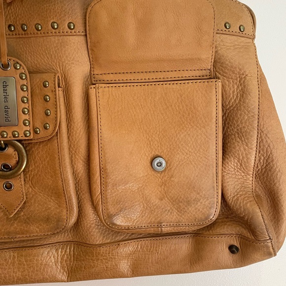 Charles David leather satchel bag - Picture 5 of 7